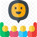 Happy Community Smiley Face Peoples Icon