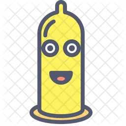 Happy condom Emoji Icon