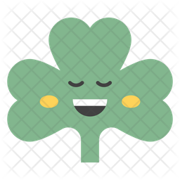 Happy Coriander Emoji Icon