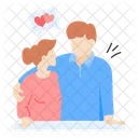 Happy Couple Together Icon