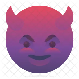 Happy devil Emoji Icon