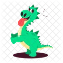 Happy Dinosaur  Icon