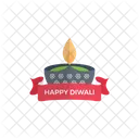 Diwali Diva Celebration Icon