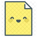 Happy Document  Icon