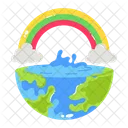 Happy earth day  Icon