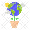 Happy earth day  Icon