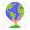 Happy earth day  Icon