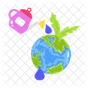 Happy earth day  Icon