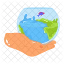 Happy earth day  Icon
