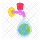 Happy earth day  Icon