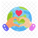 Happy earth day  Icon