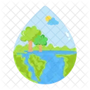 Happy earth day  Icon