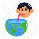 Happy earth day  Icon