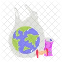 Happy earth day  Icon
