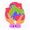 Happy earth day  Icon