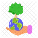 Happy earth day  Icon