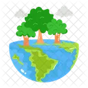 Happy earth day  Icon