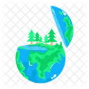Happy earth day  Icon