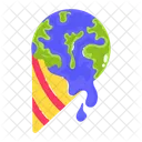 Happy earth day  Icon