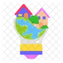 Happy earth day  Icon