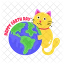 Happy earth day  Icon