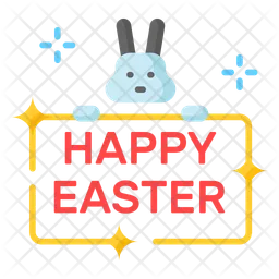 Happy Easter  Icon