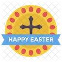 Easter Badge Easter Sticker Easter Wishes Icon