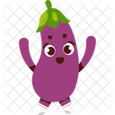 Eggplant Vegetable Food Icon