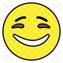 Happy Emoji Emoticon Emotion Icône