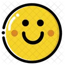 Shy Happy Emoji Icon