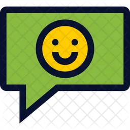 Happy emoticon chat  Icon