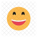Happy Face Emoji Emoticons Icon