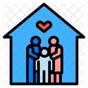 Happy Family Home Mother Icon