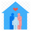 Happy Family Home Mother Icon