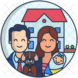 Happy Family  Icon