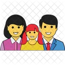 Happy Family Family Home Family Fun Icon