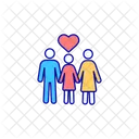Happy Family Love Icon