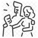 Happy Enjoy Family Icon