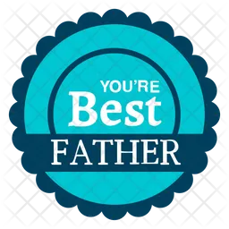 Happy Father Day Logo Icon