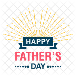 Happy Father Day Logo Icon