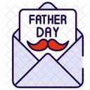 Happy father day letter  Icon
