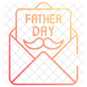 Happy father day letter  Icon