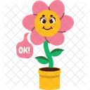 Flower Plant Cute Icon