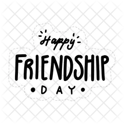 Happy friendship day  Icon