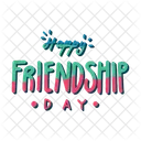 Happy friendship day  Icon