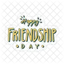 Happy friendship day  Icon