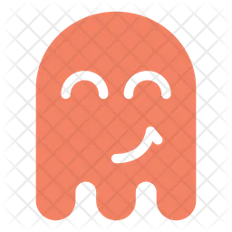 Happy ghost Emoji Icon