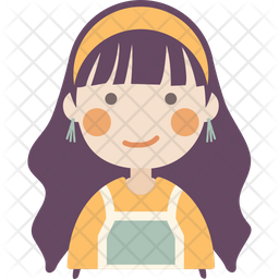 Smirking Girl Icon Of Flat Style Available In Svg Png Eps Ai Icon Fonts