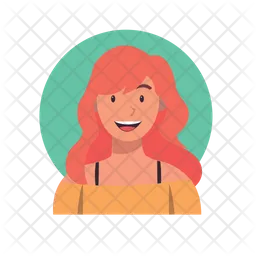 Happy Girl Emoji Icon