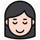 Happy Girl Smile Girl Face Icon